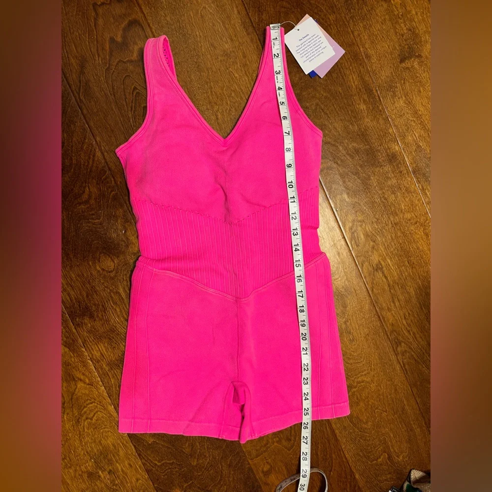 NWT JoyLab Vibrant Pink Shapewear Bodysuit Size Small - Picture 5 of 7
